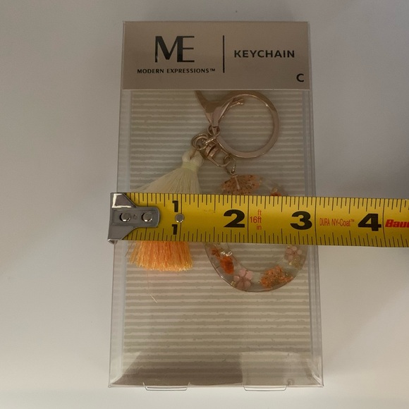 Modern Expressions Letter “C” Keychain - Picture 12 of 13